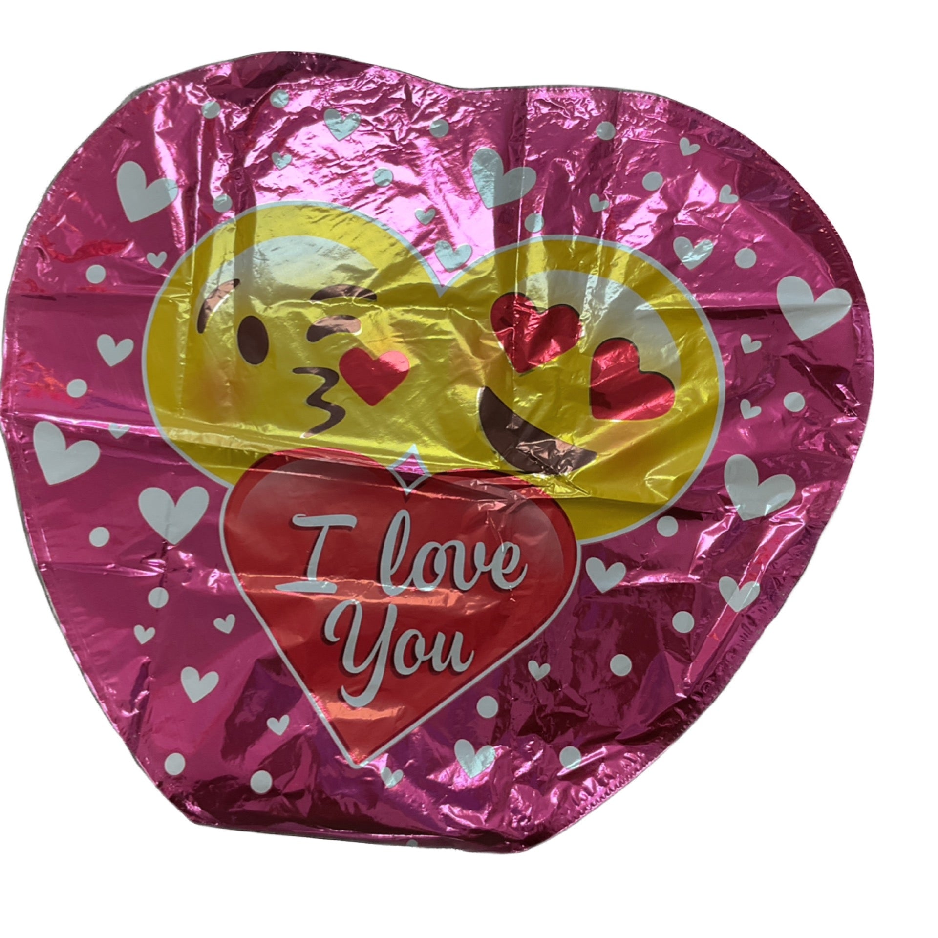 I Love You emoji heart balloon 18inch L13