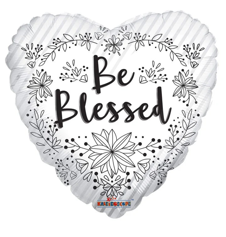 BE BLESSED HEART BALLOON -O13