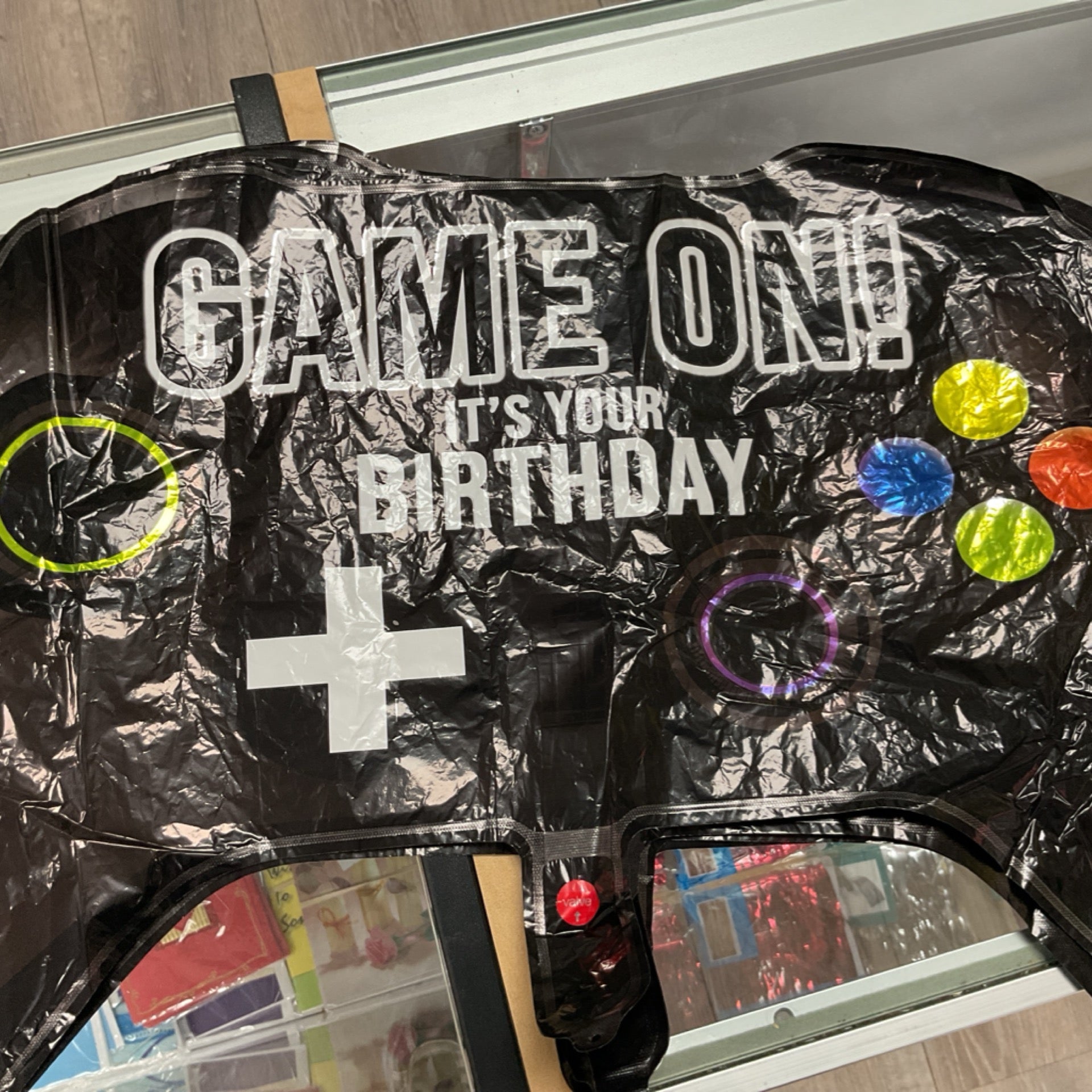 HappyBirthday Small Video Game Controller 23”Balloon K103