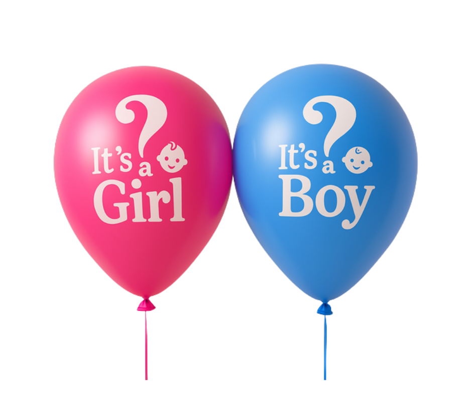 Girl or Boy Latex Balloons – BS70