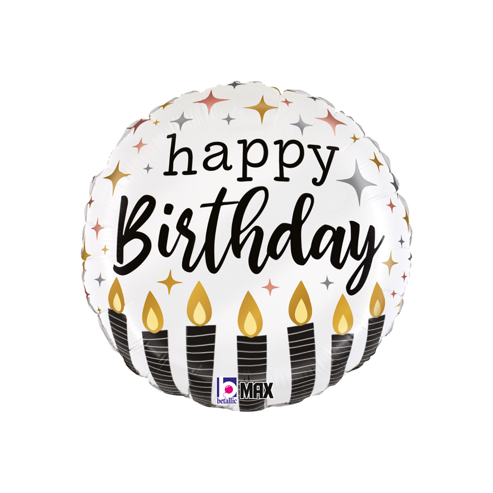 Happy Birthday 18" Balloon - B45
