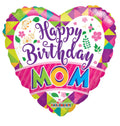 Happy Birthday MOM 18" Balloon - HB97