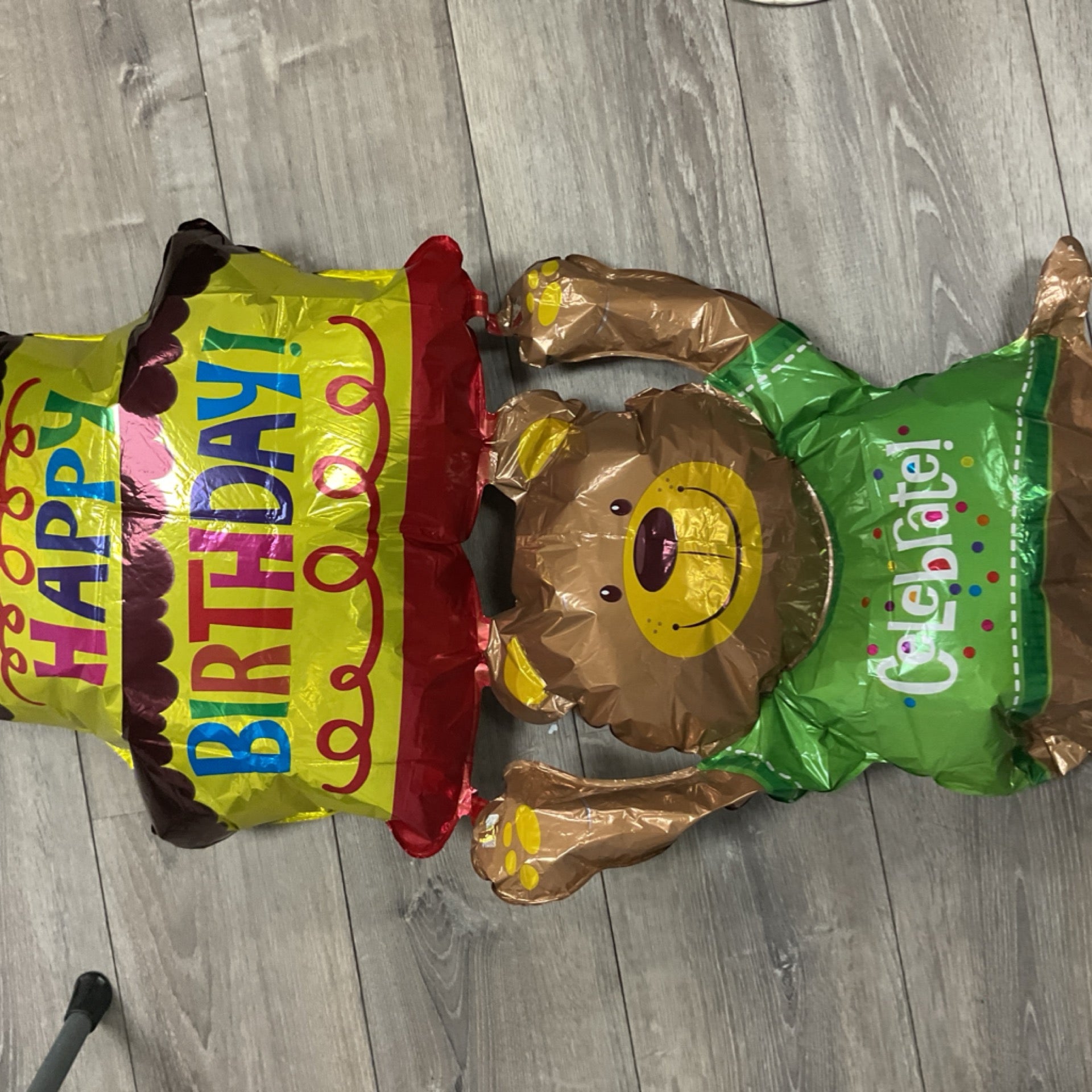 Happy birthday bear 48”balloon HB135