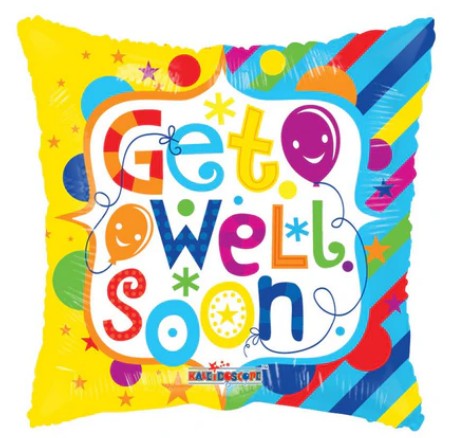 GET WELL 18"balloon GW2
