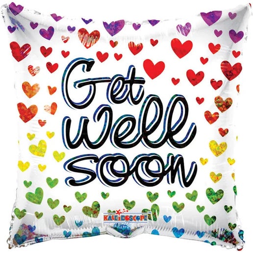 GET WELL SOON 18" BALLOON -GW18