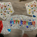 Happy birthday 39”banner 5pc set HB129