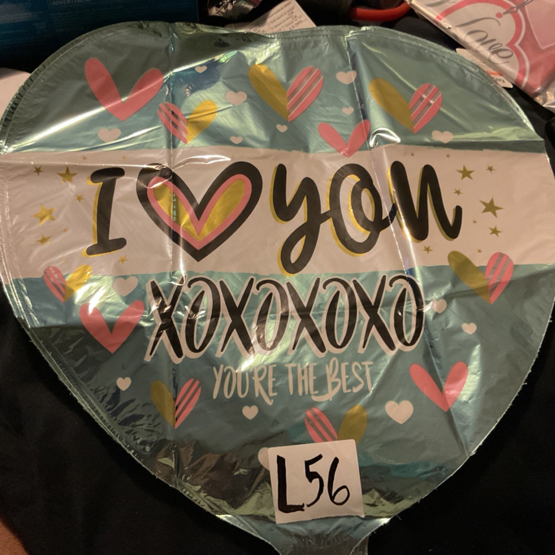 I love you xoxoxo 18”balloon L16