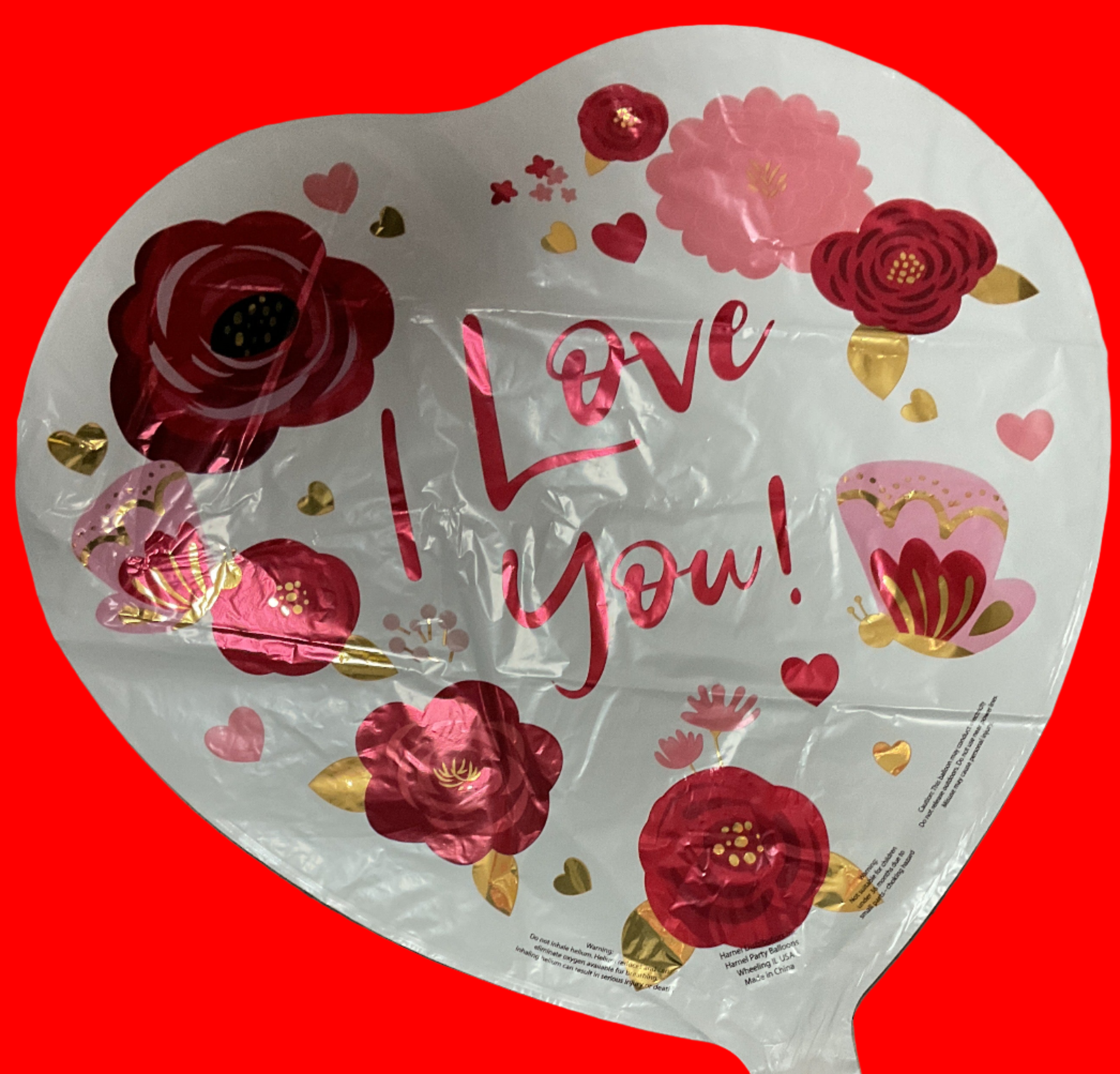 I love you Heart 18" Balloon -L18