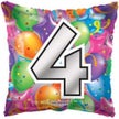 Colorful Number Foil Balloons – 18" (0–9)