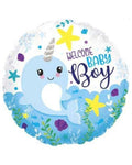 WELCOME BABY BOY 18" BALLOON -BS -10