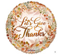 LET'S GIVE THANKS BALLOON 022