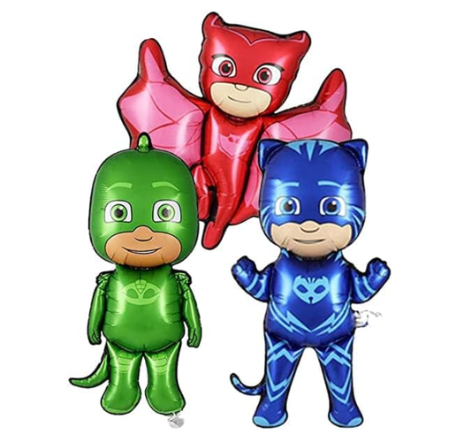 3pcs PJ Mask Theme Foil 33" Balloon Set -#80