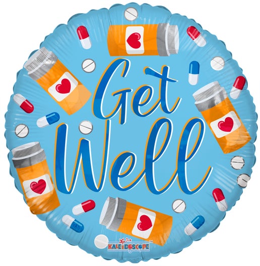 GET WELL 18" BALLOON -GW28