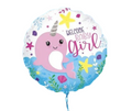 Baby Shower "WELCOME BABY GIRL!" Foil Balloon 18" BS9