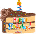 Happy Birthday Slice Cake 18" Balloon - B5