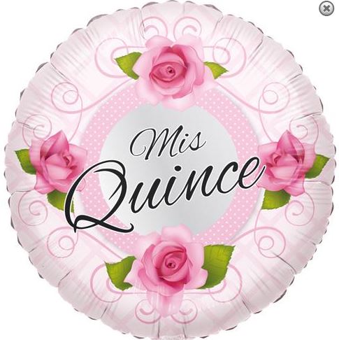 Mis Quince" Foil Balloon – 18"