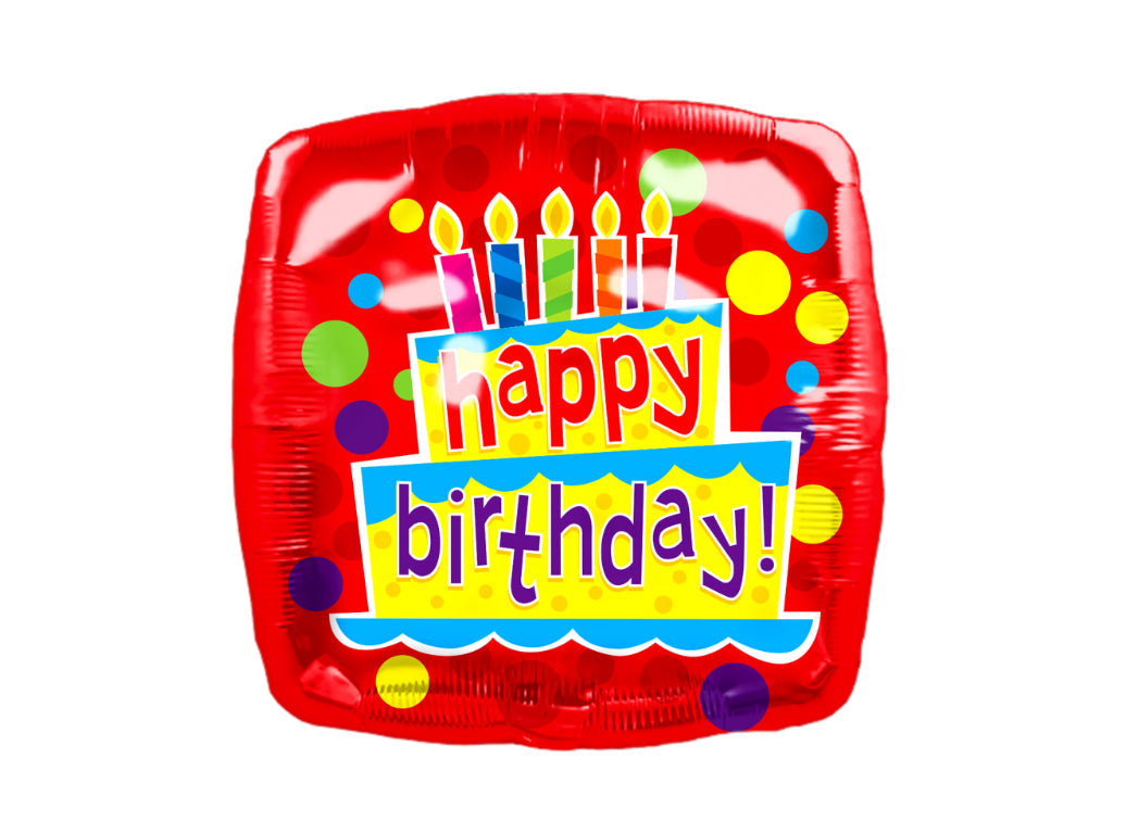 Happy Birthday 18" Balloon-B50