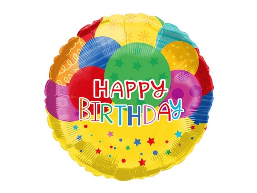 Happy Birthday 18" Balloon - HB65