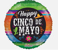 Happy Cinco de Mayo" Foil Balloon – 18"