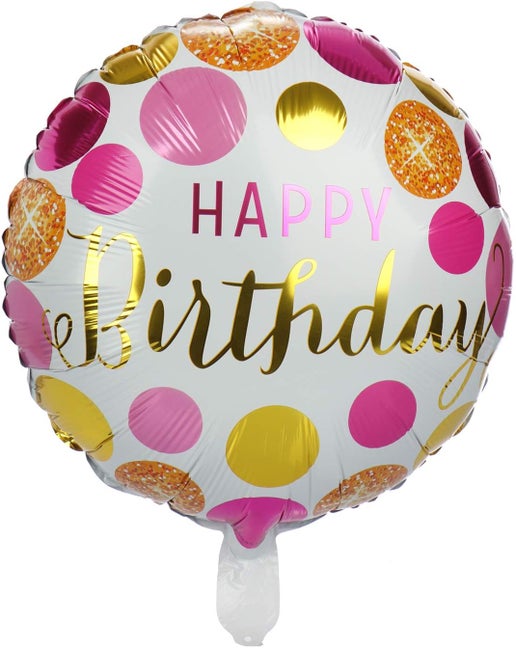 Happy Birthday 18" Balloon - B38