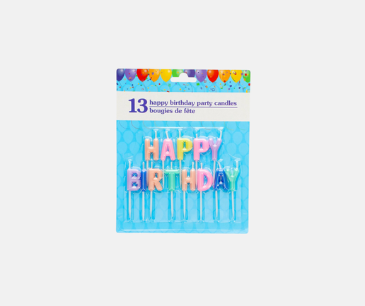 Happy Birthday Party Candles – Colorful & Festive Cake Toppers