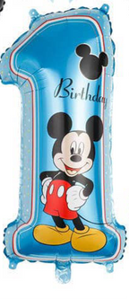 Mickey/Minnie Mouse Pink or Blue 36” 1st Birthday Party Decoration #81M
