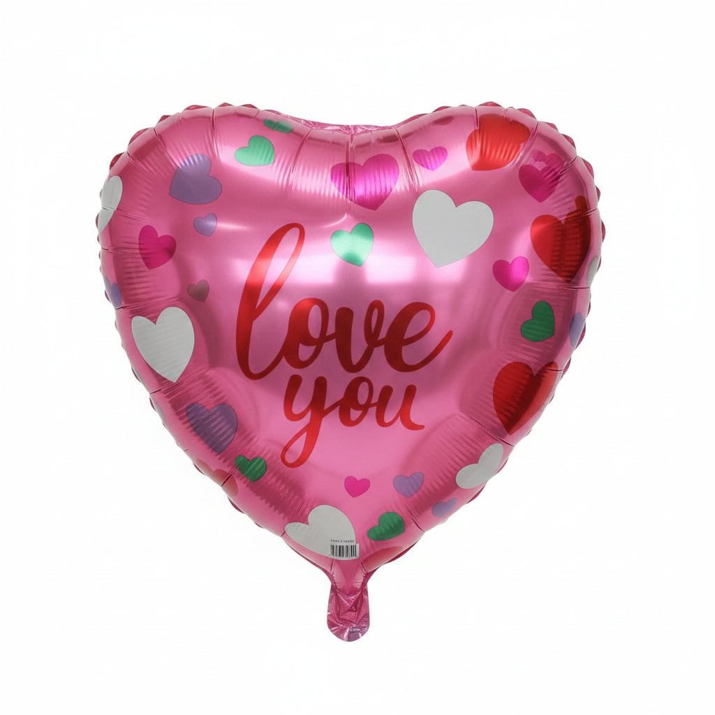LOVE YOU HEART 18" BALLOON -L4