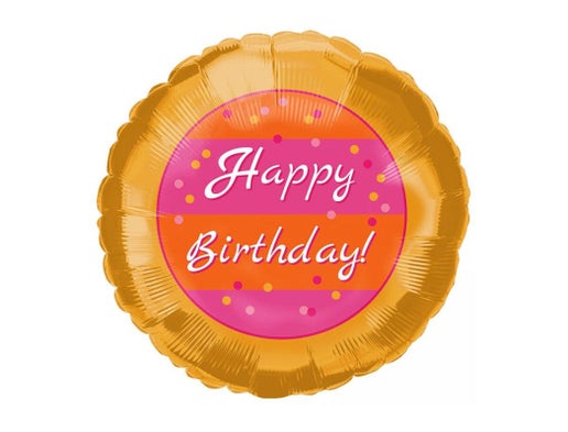 Happy Birthday 18" Balloon - B41