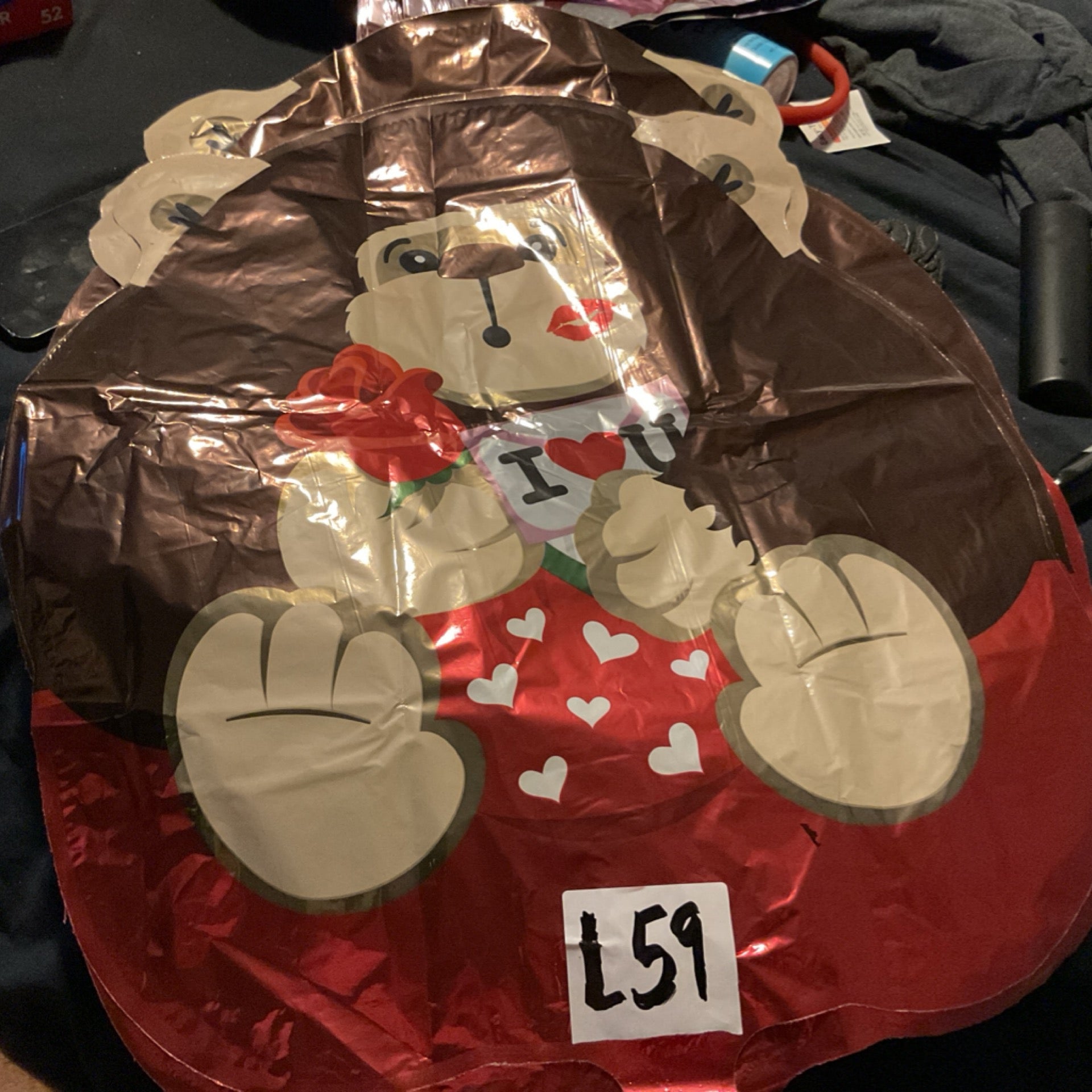I ❤️ you monkey 18”balloon L59