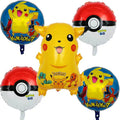 5pcs Pokemon Pikachu 31” Balloon Set -KB80