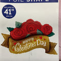 Happy valentine day large 41”balloon HVD