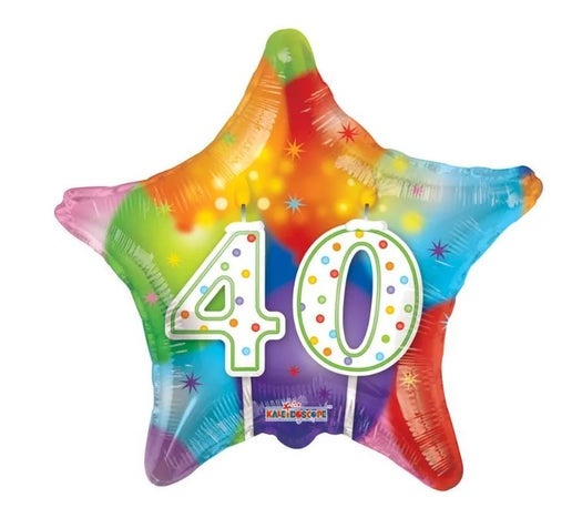 40 Star Foil Balloon – 18"