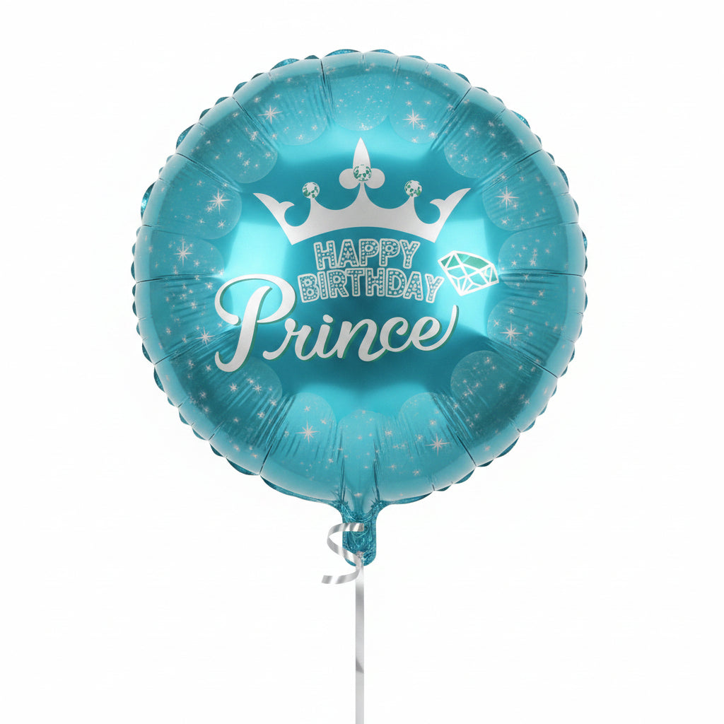 Happy birthday Royalties prince 18”balloon HB127