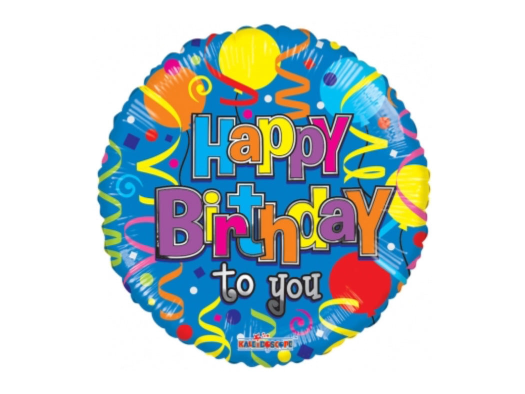 Happy Birthday To You With String 18" Balloon - B35