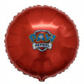 PAW PATROL RED TWO SIDED 18” balloon BL-035