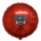 PAW PATROL RED TWO SIDED 18” balloon BL-035