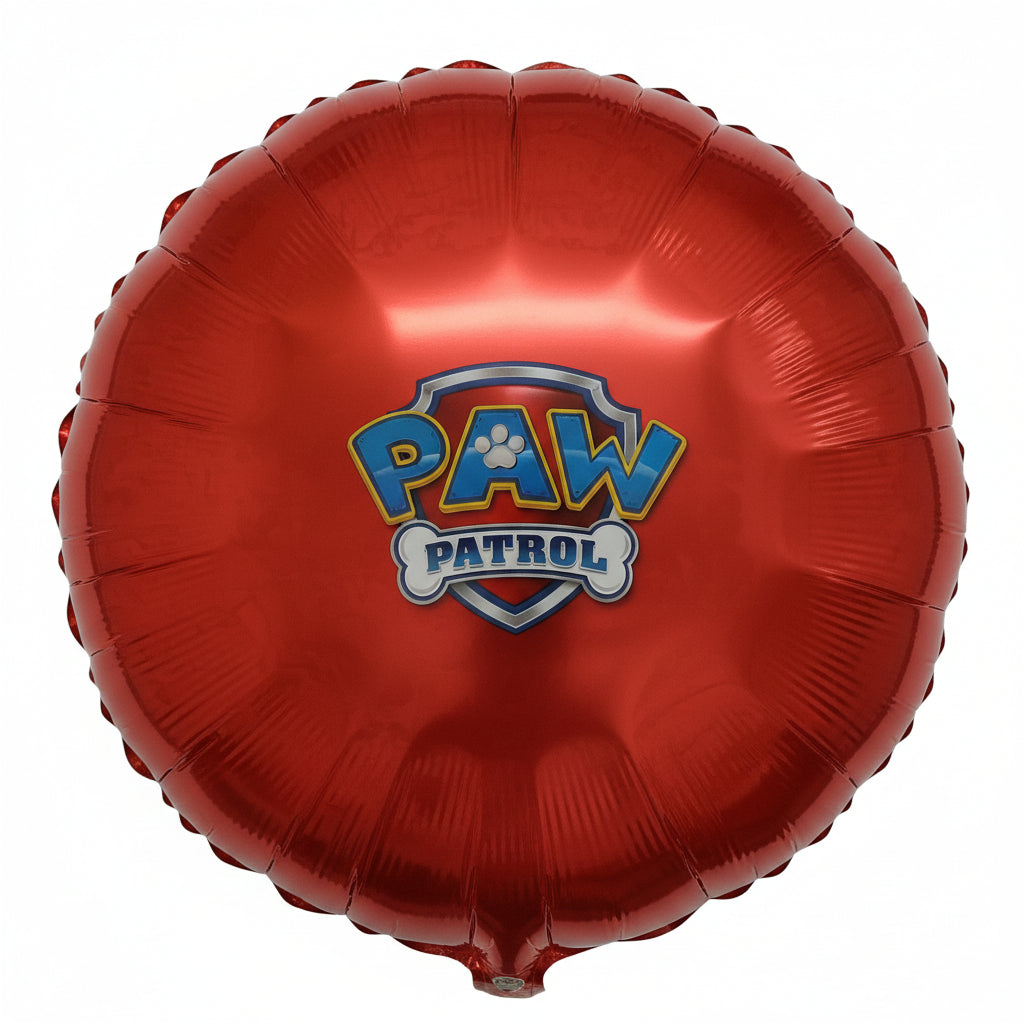 PAW PATROL RED TWO SIDED 18” balloon BL-035