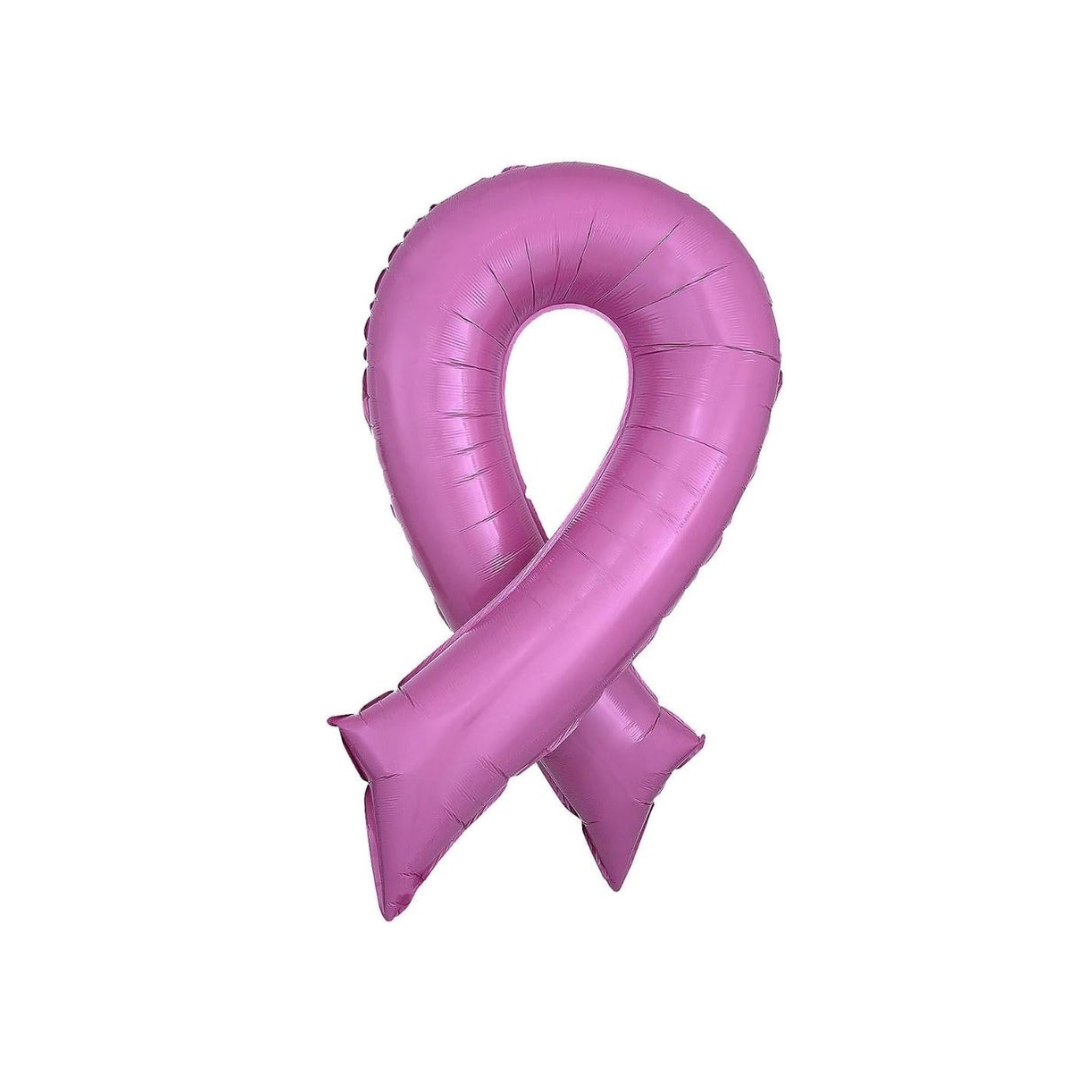 Pink Breast Cancer Awareness Ribbon Foil 36”Balloon C3