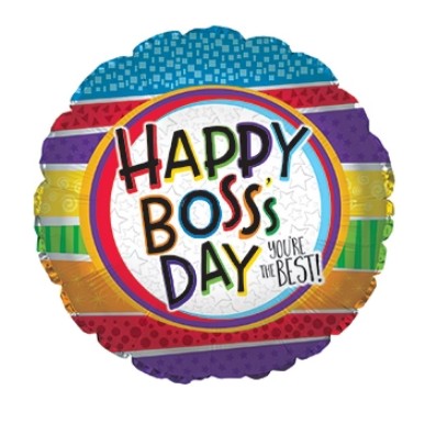 Happy Boss Day 18" Balloon 01
