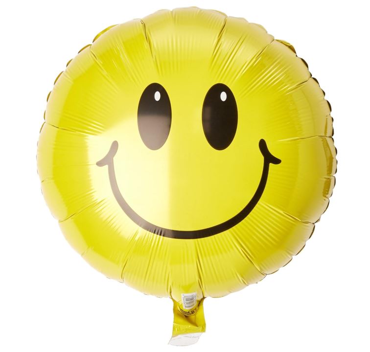 Smile Emoji Foil Balloon – 18" (E91)