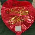 I love you 18”balloon heart L17