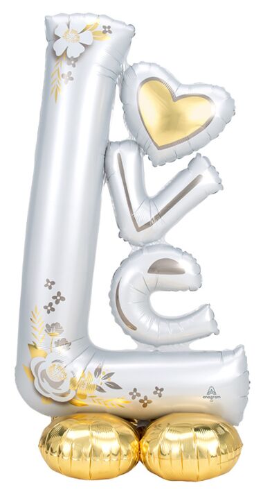 LOVE WEDDING AIRFILLED 58" BALLOON -L4.