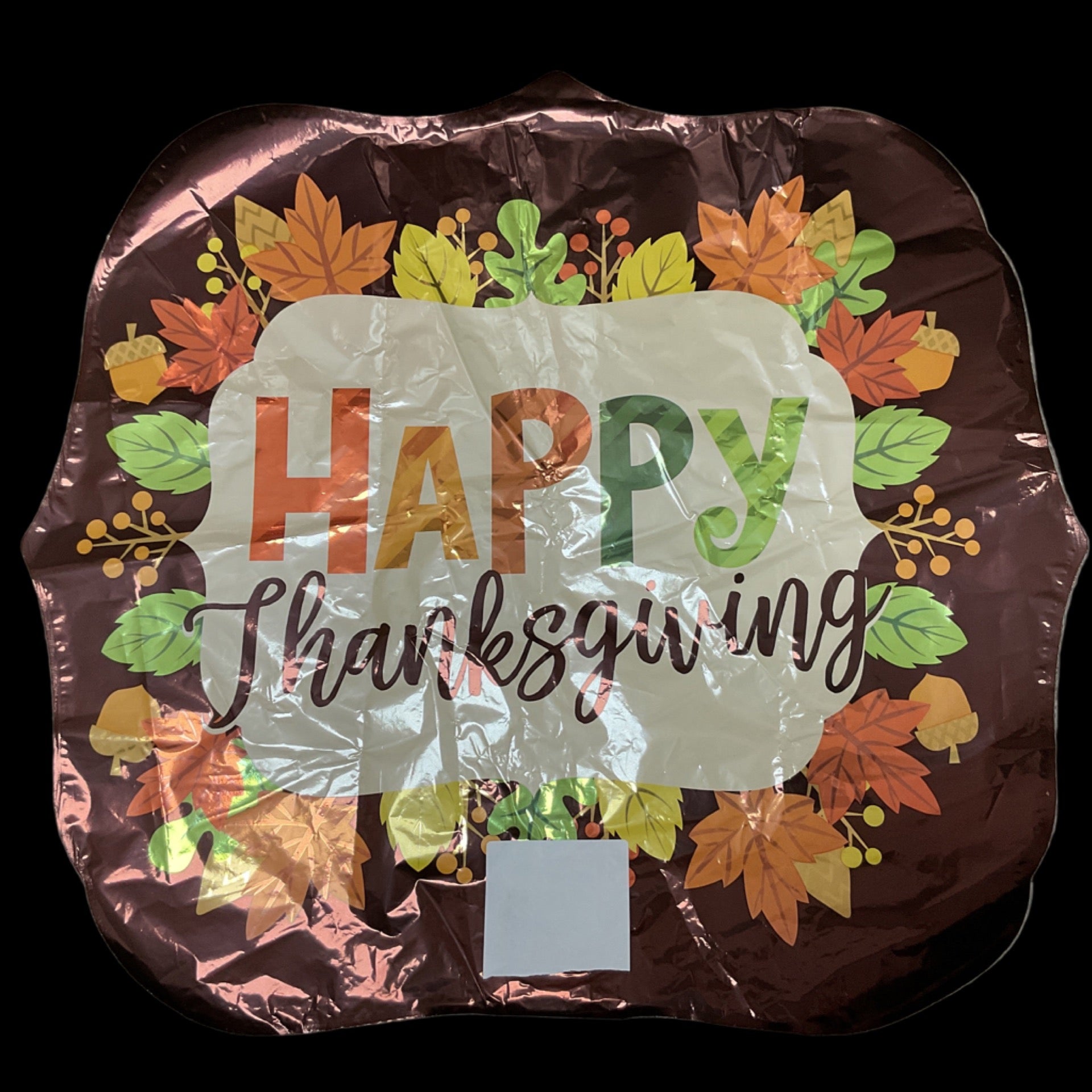 Happy Thanksgiving 18”balloon vibrant colors 023