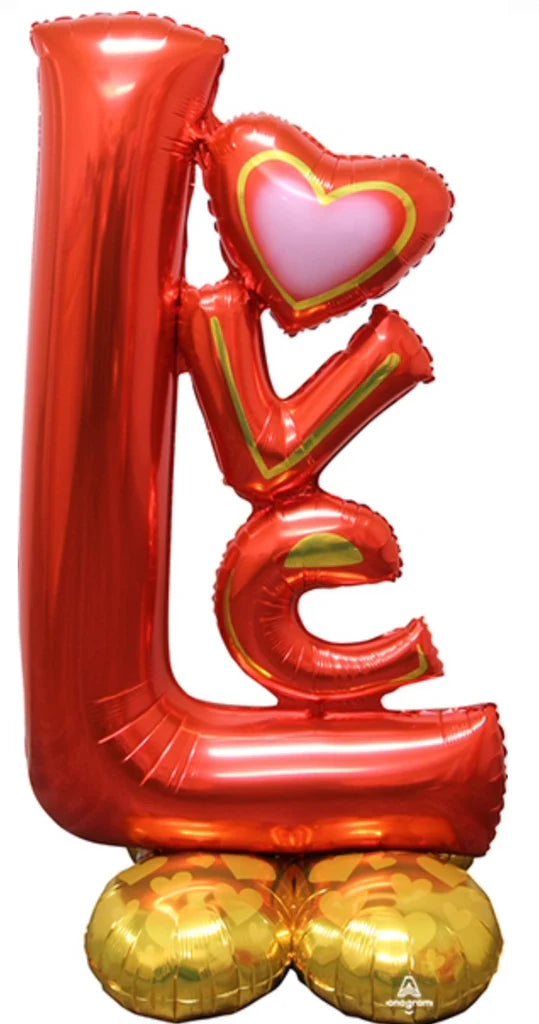 STACKABLE LOVE AIRFILLED 58" BALLOON -L38