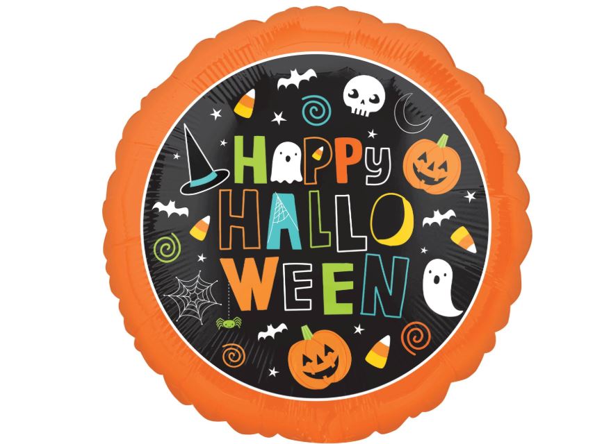 Happy Halloween Foil Balloon – 18" (HW1)