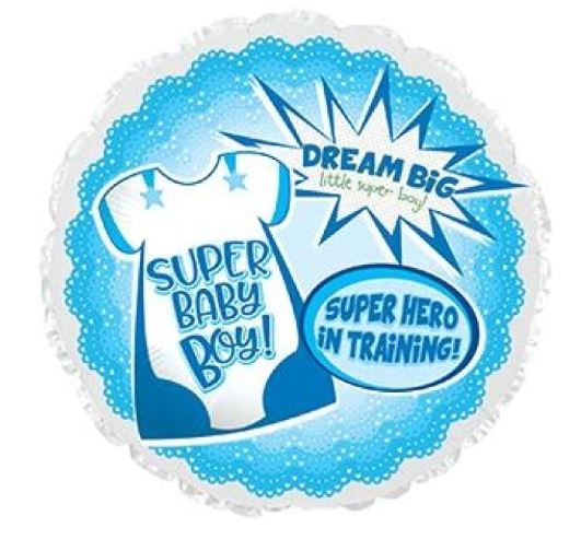 Super Baby Boy!" Foil Balloon – 18