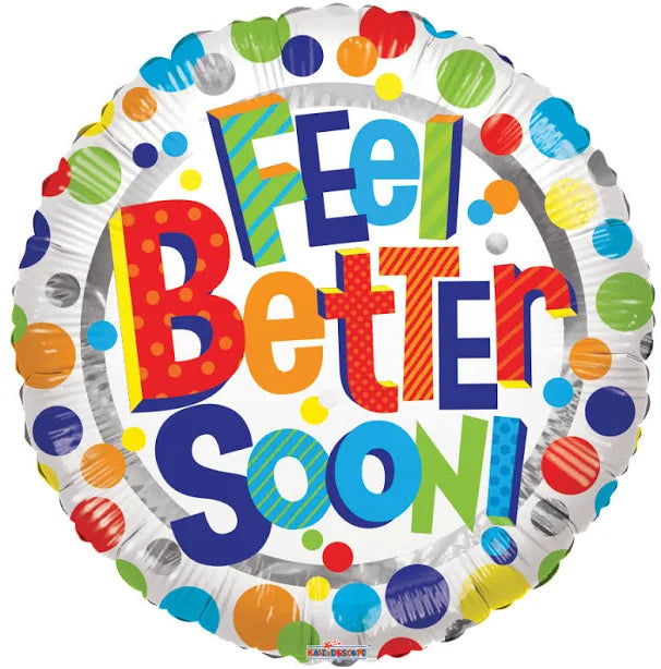 FEEL BETTER SOON! ORBZ 18" BALLOON -GW4