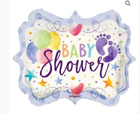 Baby Shower Colourful Marquee Foil Balloon – 18"BS74