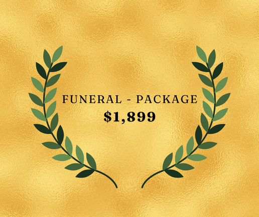 Funeral Package - $1899