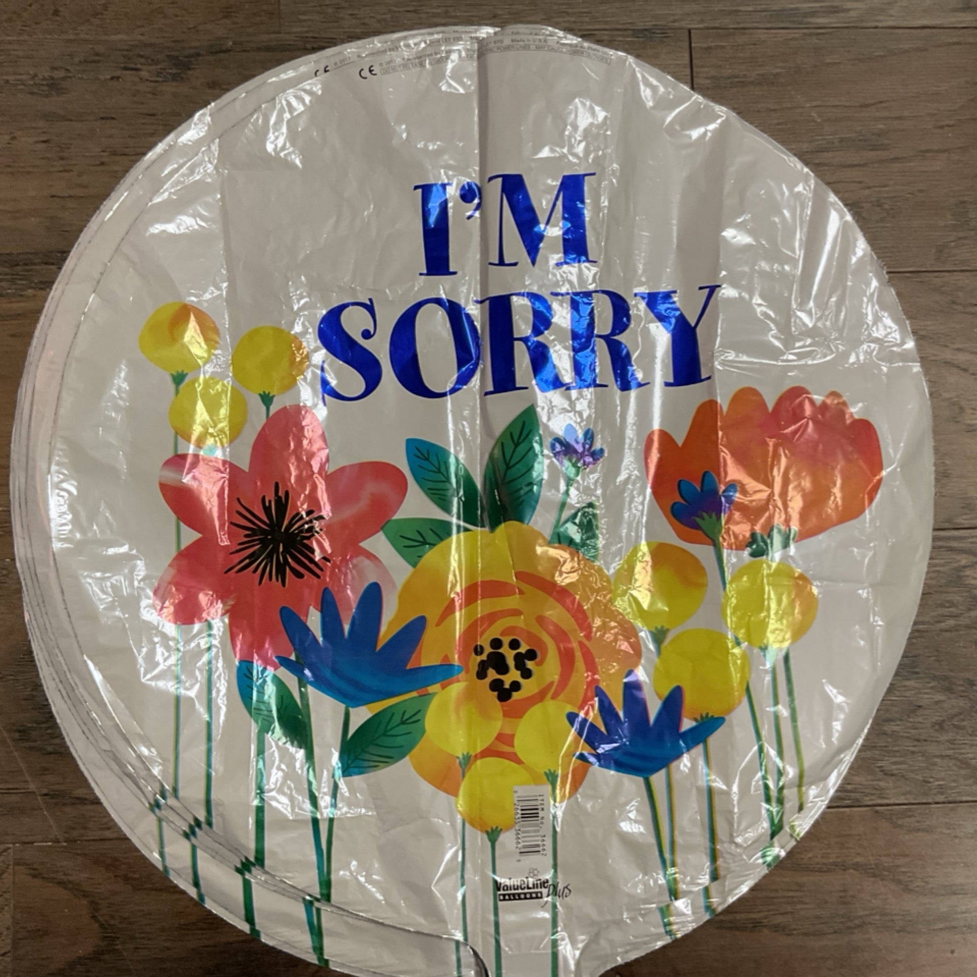 I’m Sorry Balloon 18”balloon S1